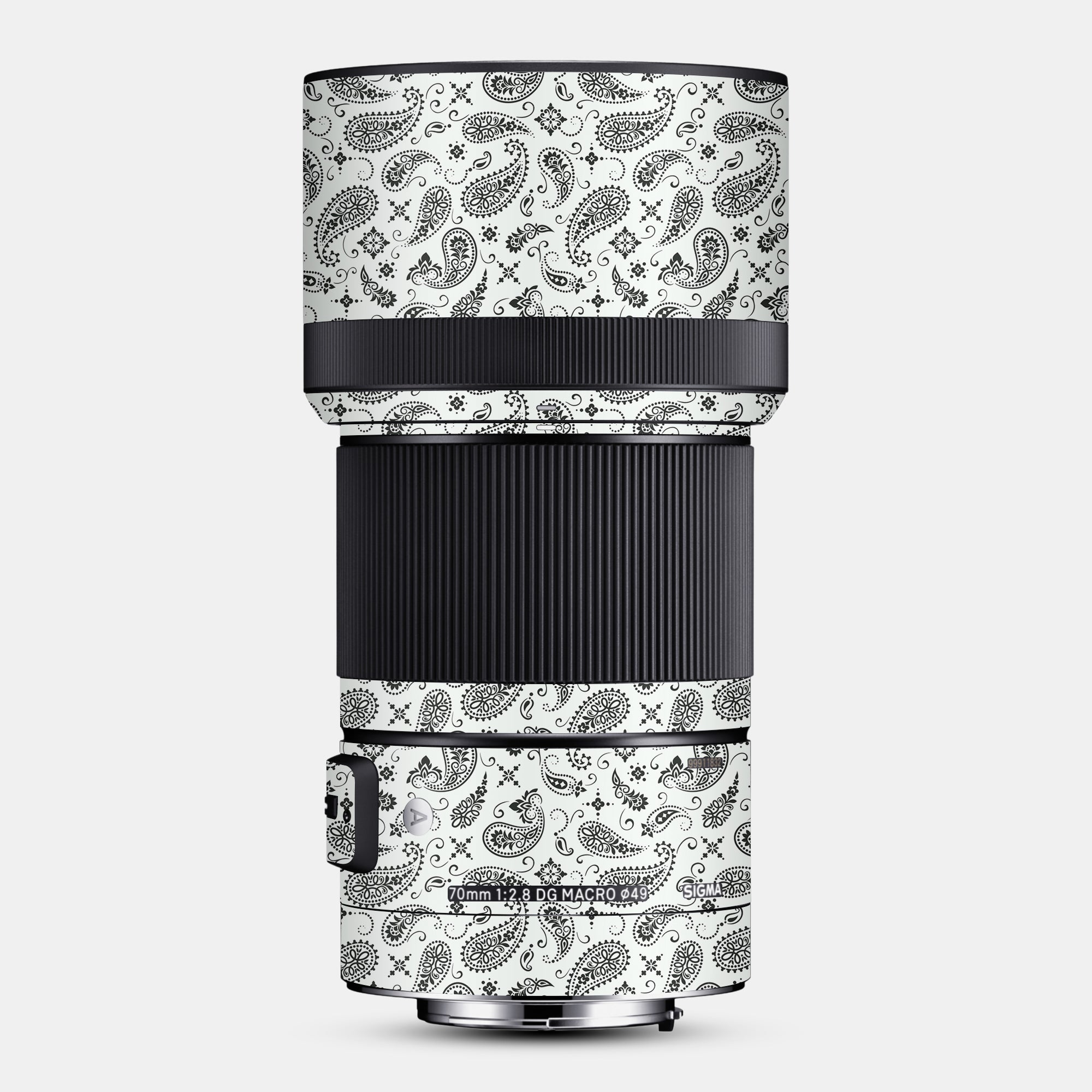 White Paisley Full Body