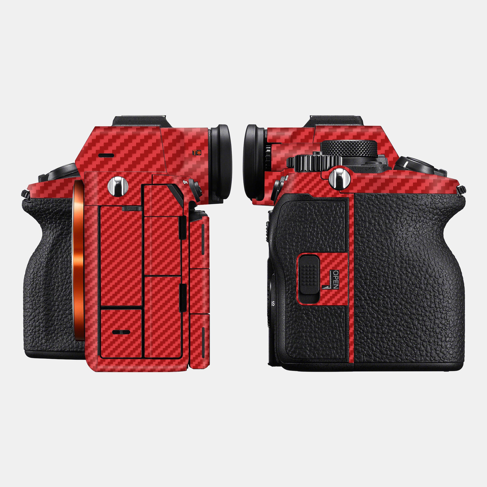 Carbon Fibre Red Full Body