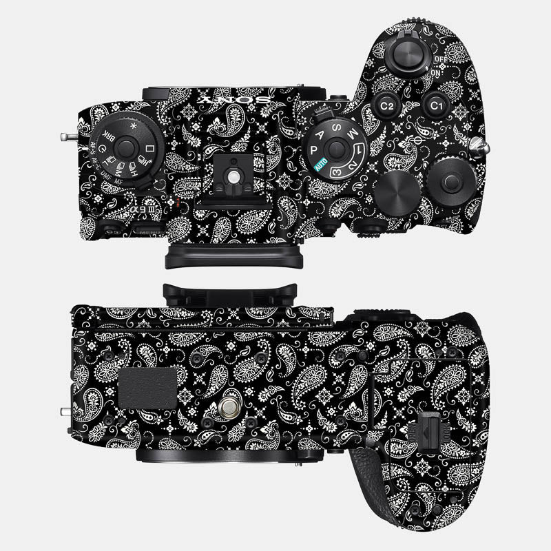 Black Paisley Full Body