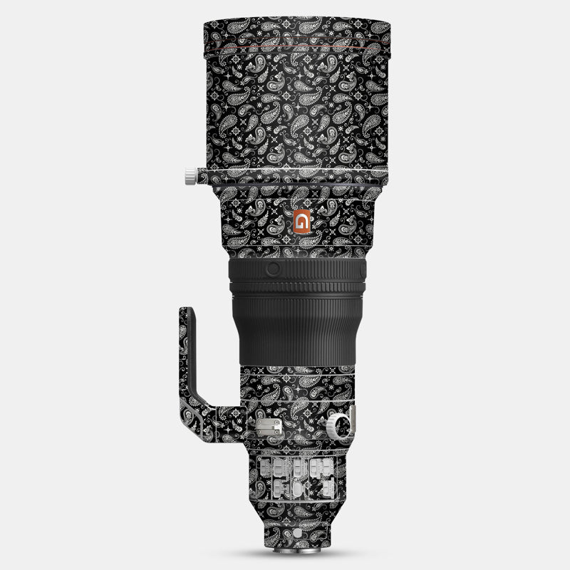 Black Paisley Full Body