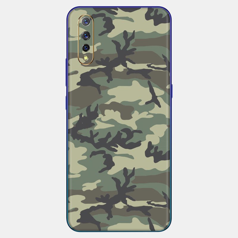 Forest Camo Glass Back