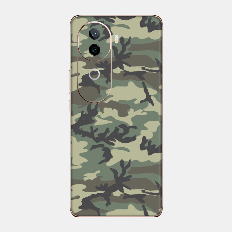 Forest Camo Glass Back