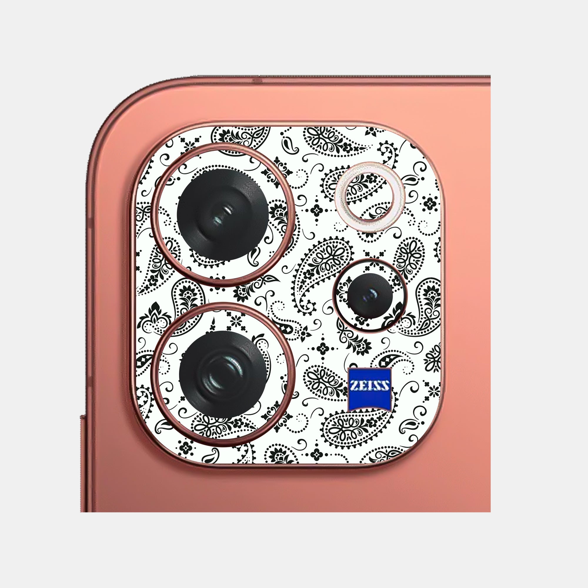 White Paisley Pack of 2