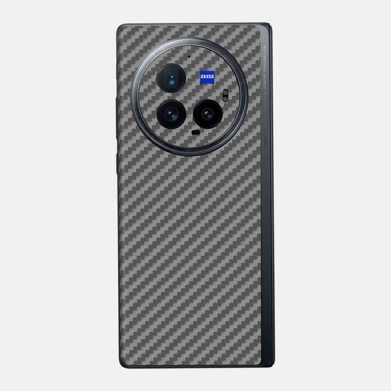 Carbon Fibre Grey Glass Back