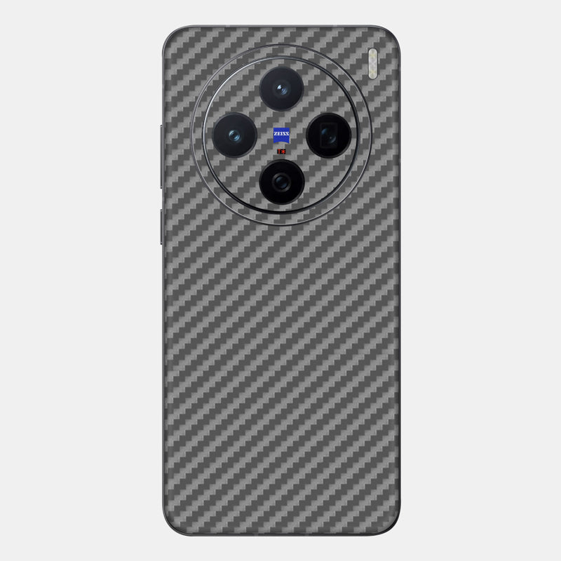 Carbon Fibre Grey Glass Back