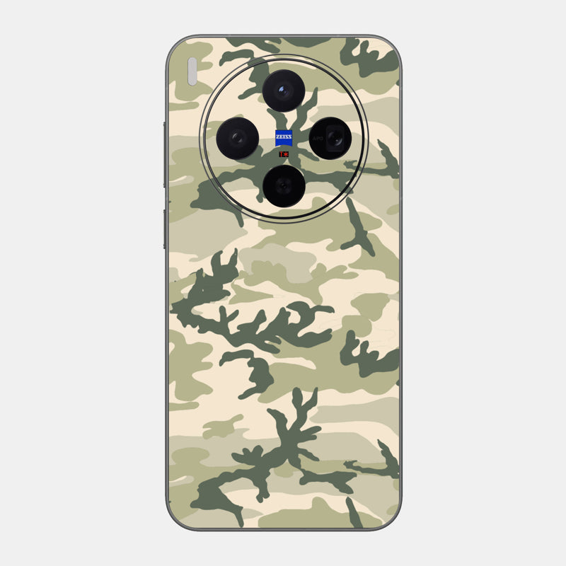 Military Camo Glass Back