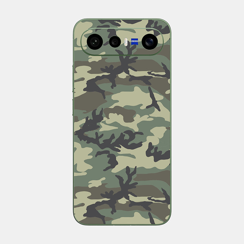 Forest Camo Glass Back