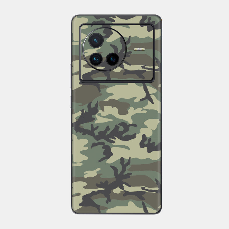 Forest Camo Glass Back