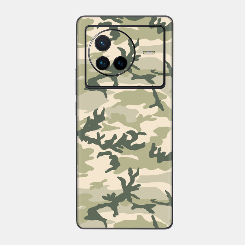Military Camo Glass Back