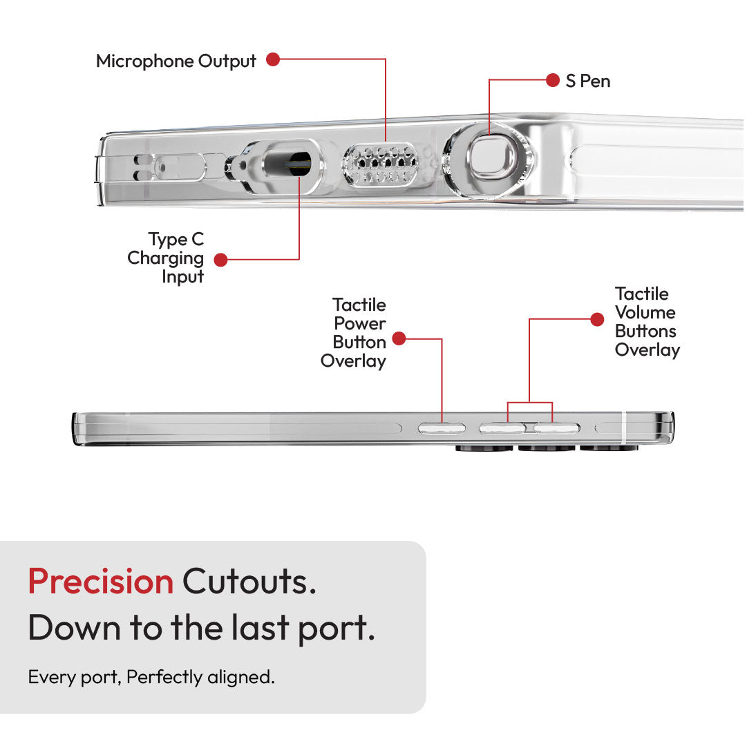 Samsung Galaxy S26 Ultra Transparent Clear Armour Anti-Yellow MagSafe Case