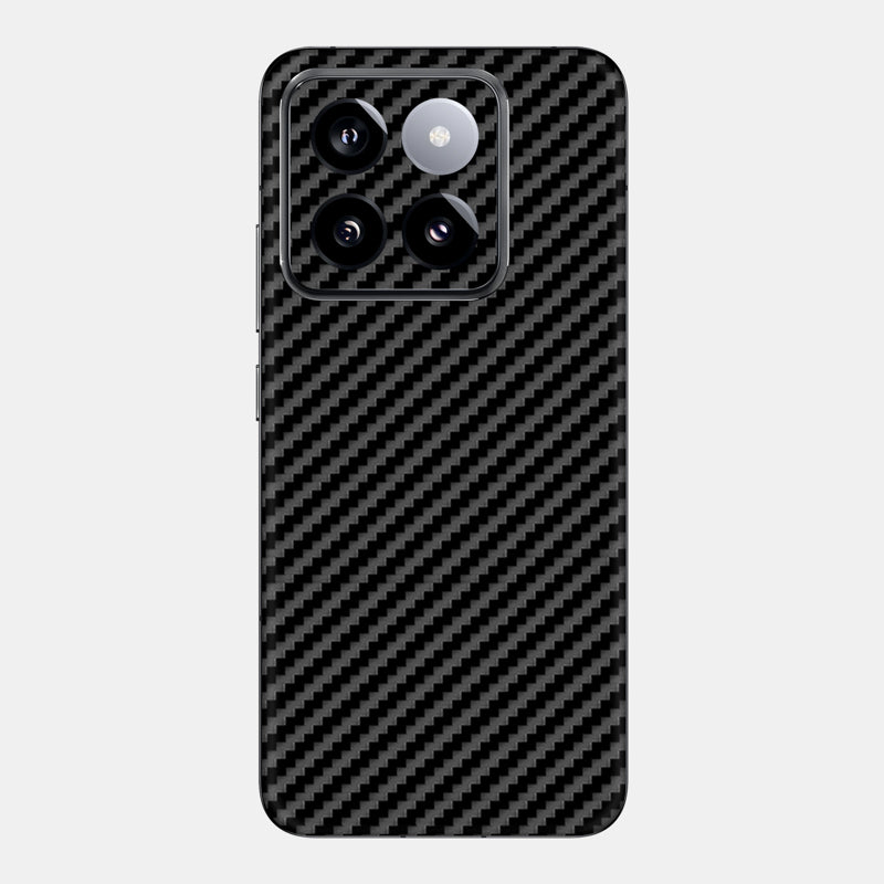 Carbon Fibre Black Glass Back