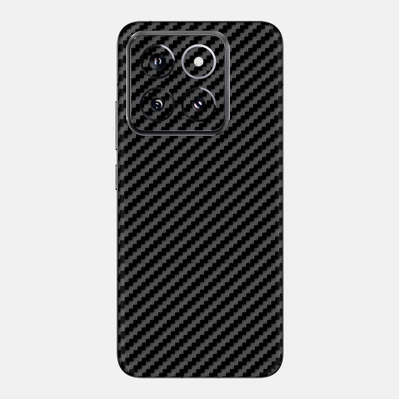 Carbon Fibre Black Glass Back