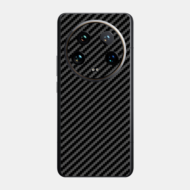 Carbon Fibre Black Glass Back