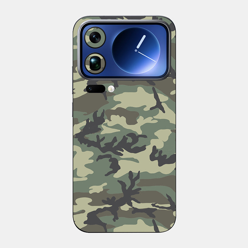 Forest Camo Glass Back