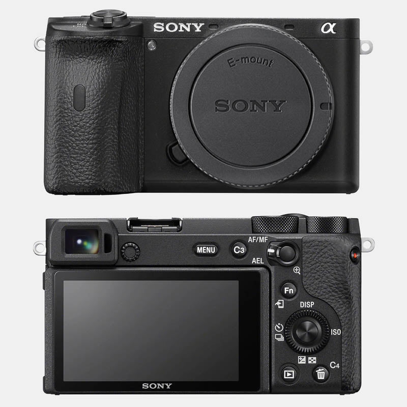 EasyCover Silicone Skin Soft Case Cover for Sony A6600 in Black