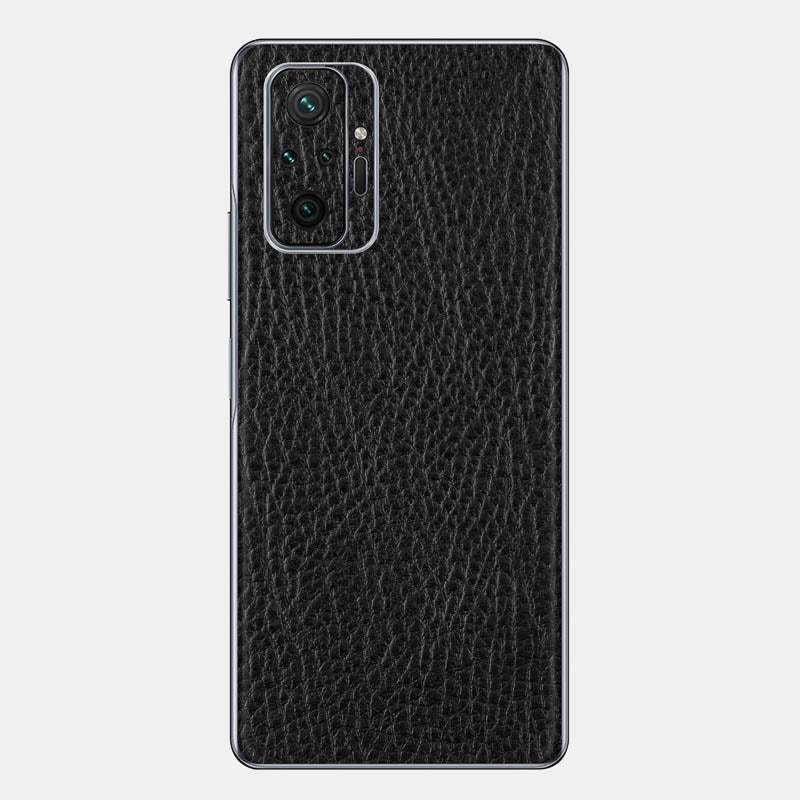 Black Leather Glass Back