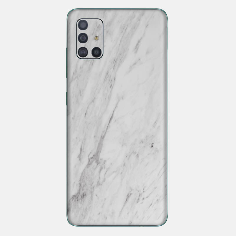 White Marble Glass Back